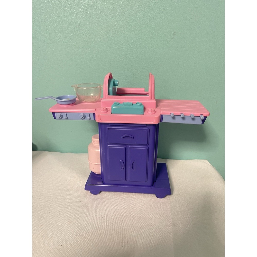 VTG Barbie World‎ Toy Barbecue Grill Backyard Cookout 1994